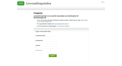 Desktop Screenshot of leverantorsportalen.systembolaget.se